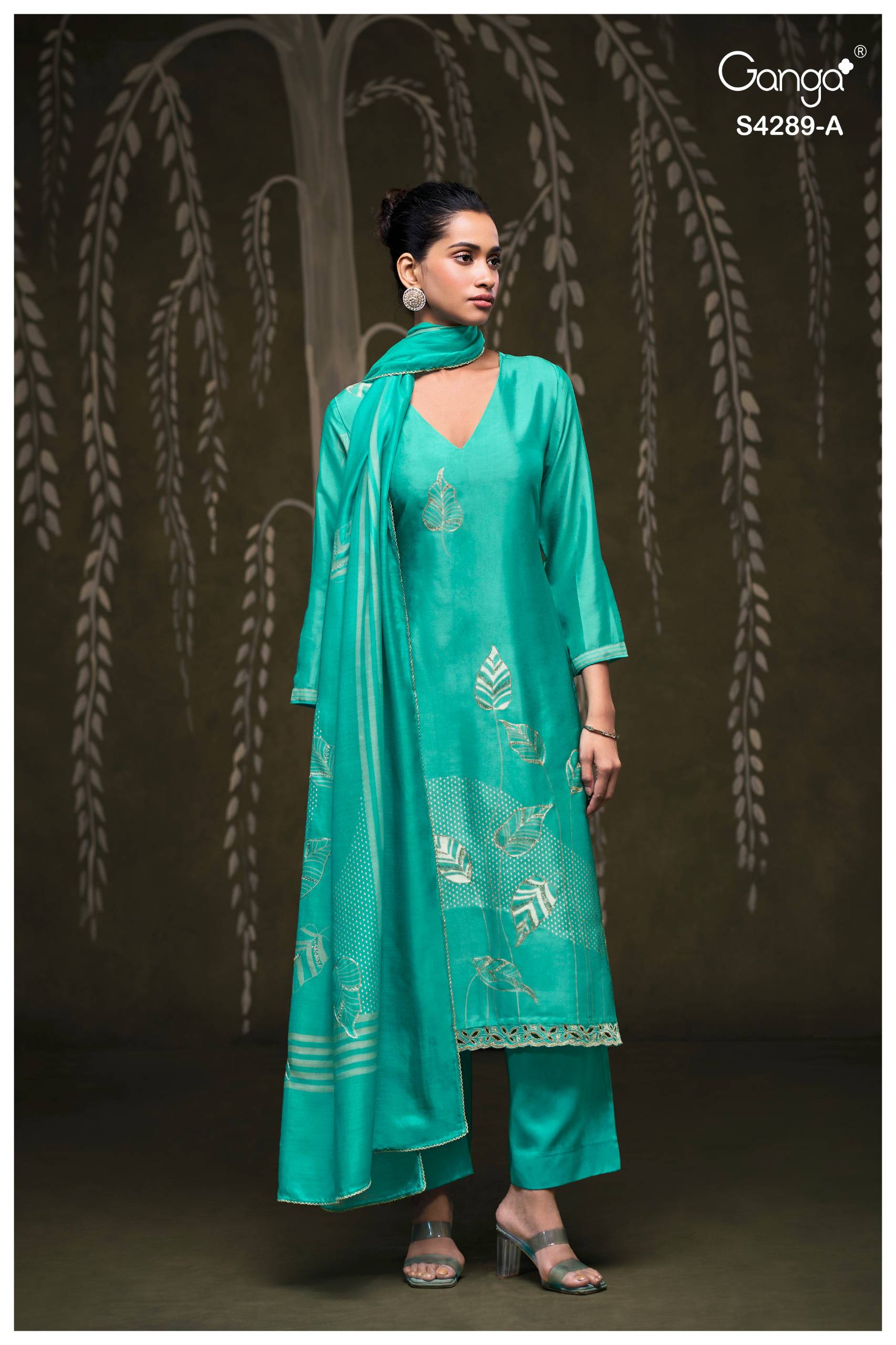DEISHA 4289 Series By GANGA FASHION Stylish Beautiful Colourful Silk Dresses At Wholesale Price